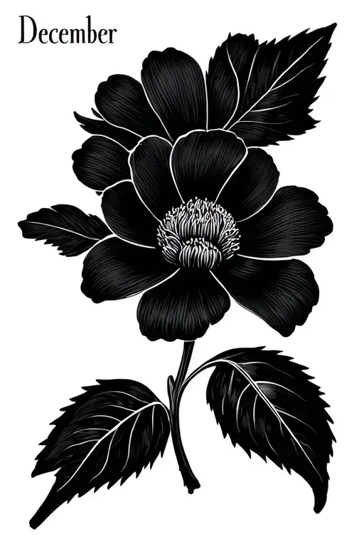 Minimalist Birth Flower September October December Minimalist Design
