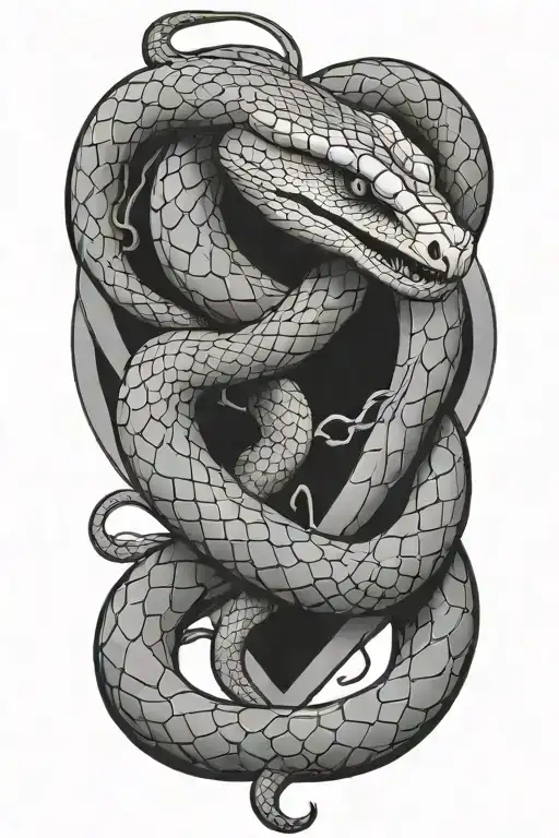 Snake And Heart