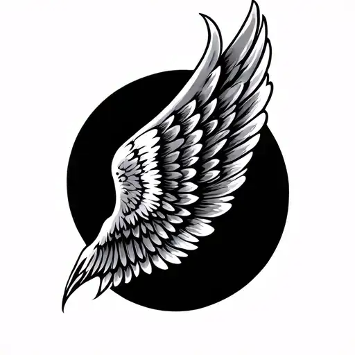 Big -Wing Wing Silhouette In Width