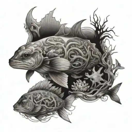 Ocean Animals Hidden Within