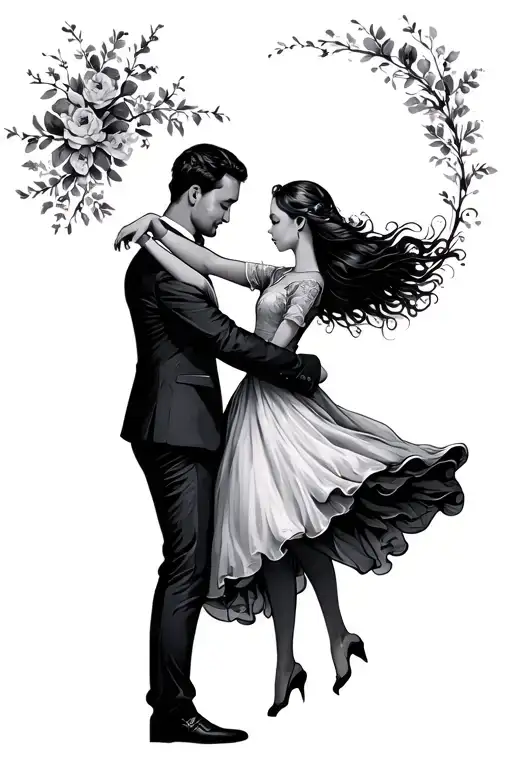 Father And Daughter Dancing