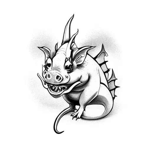 Dragon Mouse Pig Cow Rabbit