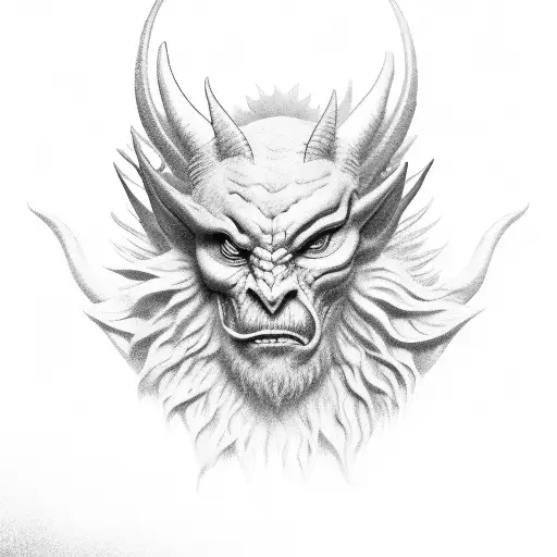 Scalewith The Devil On The Left And The Angel On The Right