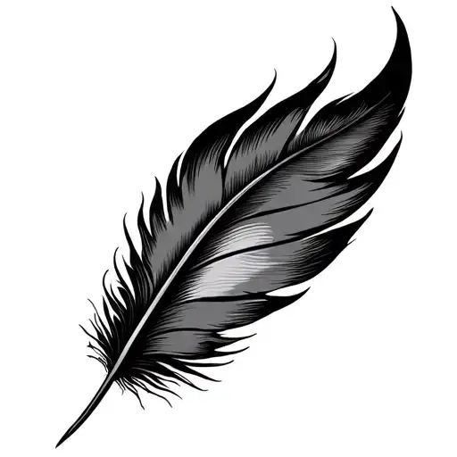 Fire Bird Feather