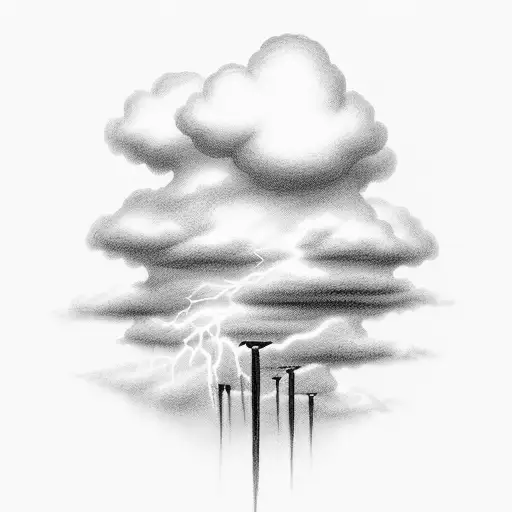 Cloud With Lightnings