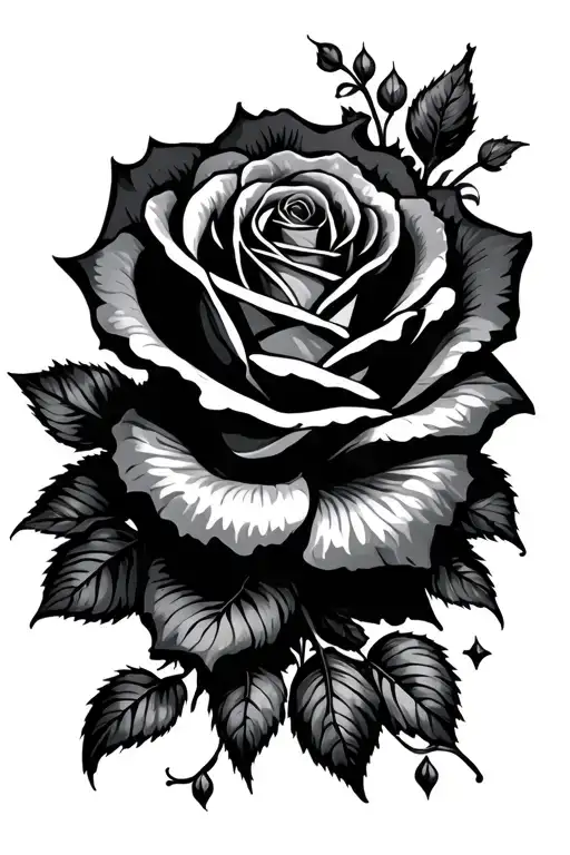 Gitarre Rose Intertwined