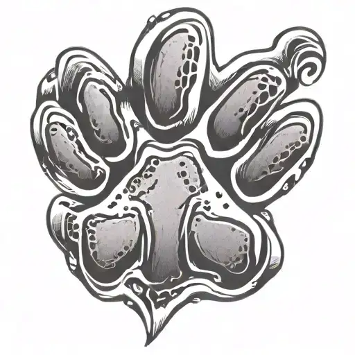 Dog Paw Print