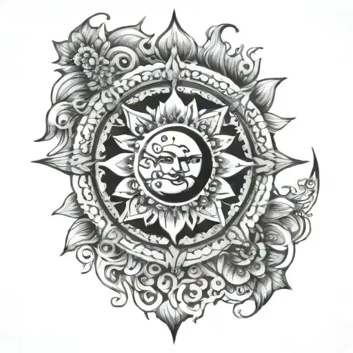 Sun Moon Mandala