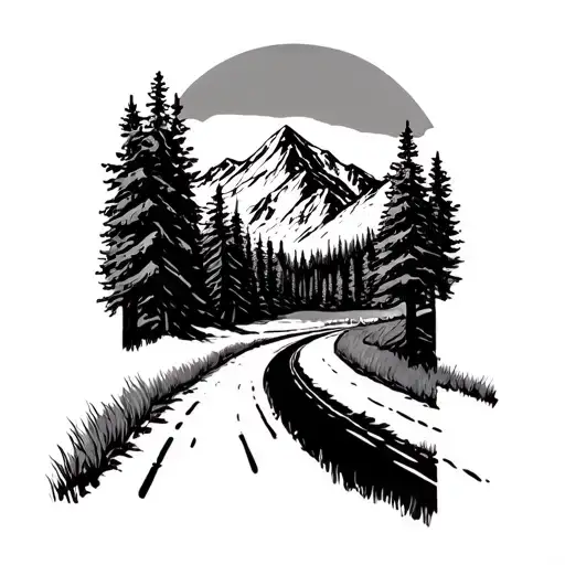 Bycicle Road Mountain