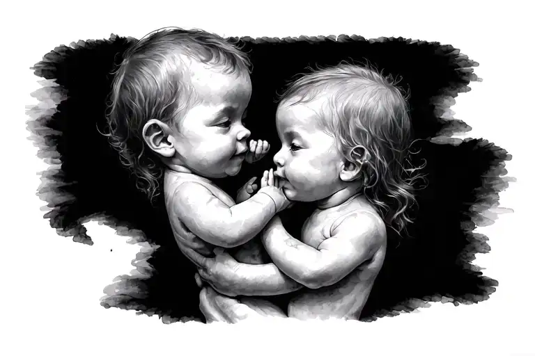 Forearm Front Bracelet Which Contains The Birth Of My 2 Children