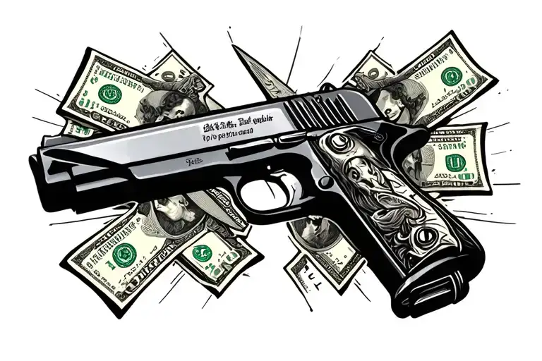 Gun Money And Crosses