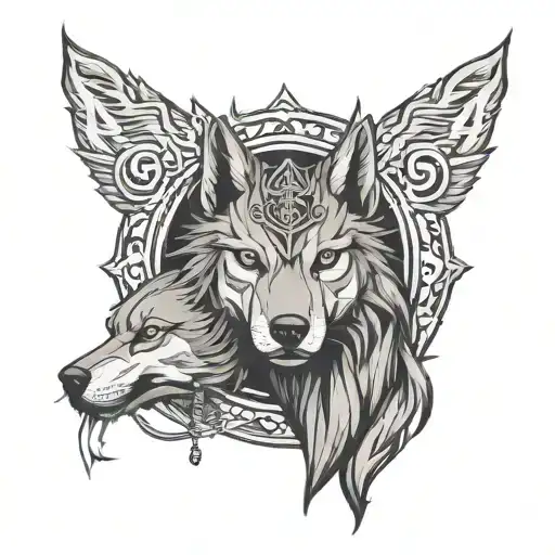 Warriors With Wolf Head
