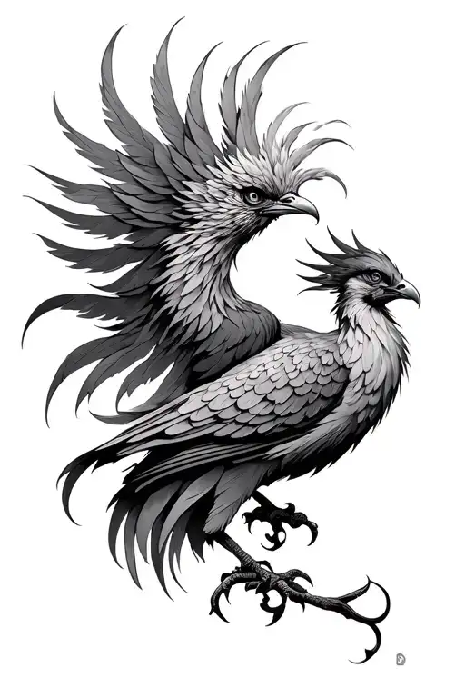 Realistic Persian Phoenix