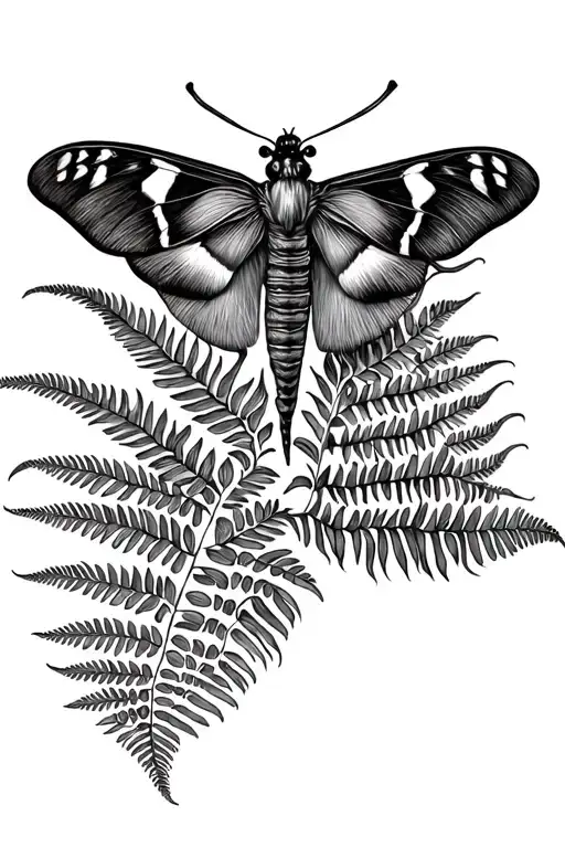 Fern And Moth