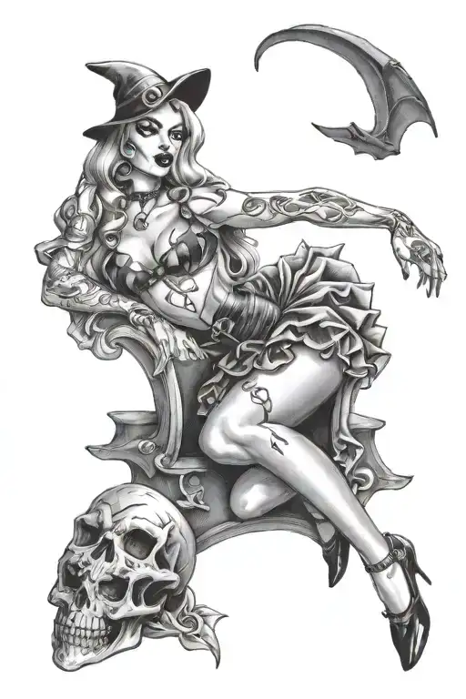 Halloween Pinup Girl