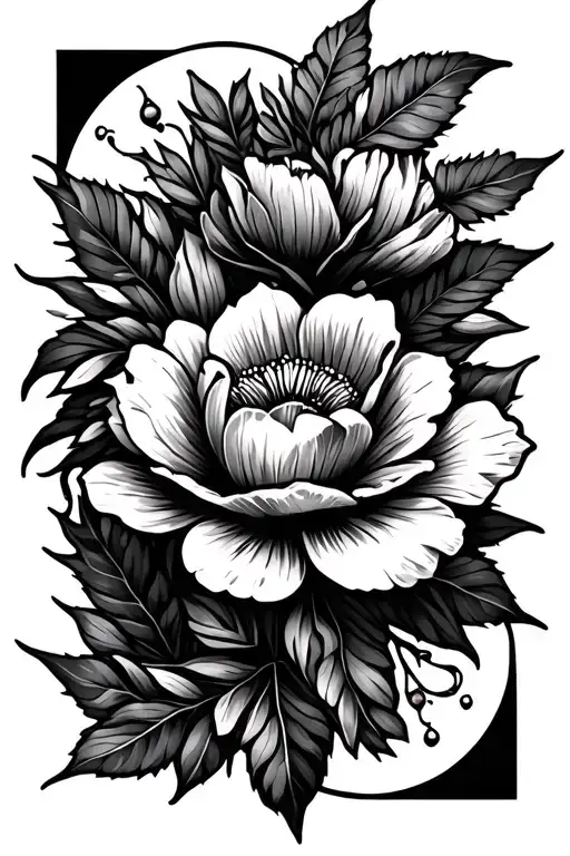 Floral With Nature Elements