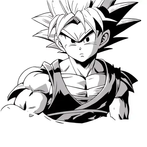 Dragon Ball Z Kid Goku Ultra Instinct