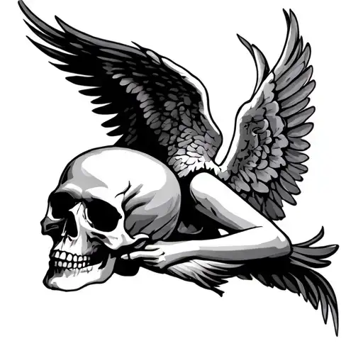 Skull And Angel