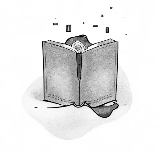 An Anime Character Reading A Book While Drinking Milk Tea