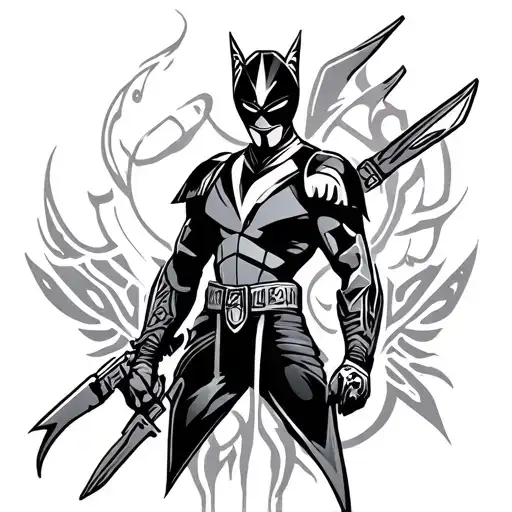 Black Ranger Tribal Inspired
