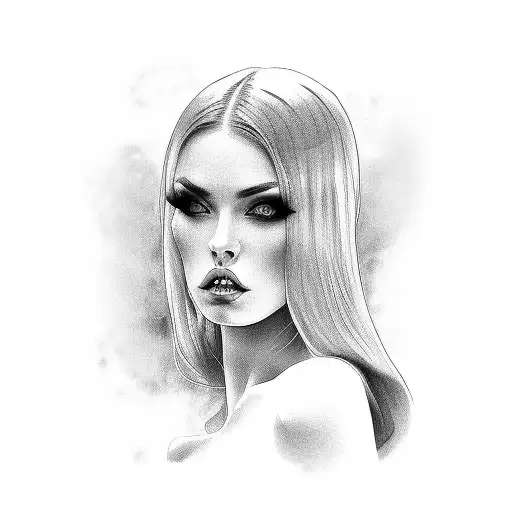 As Of Shade Card With Sexy Woman