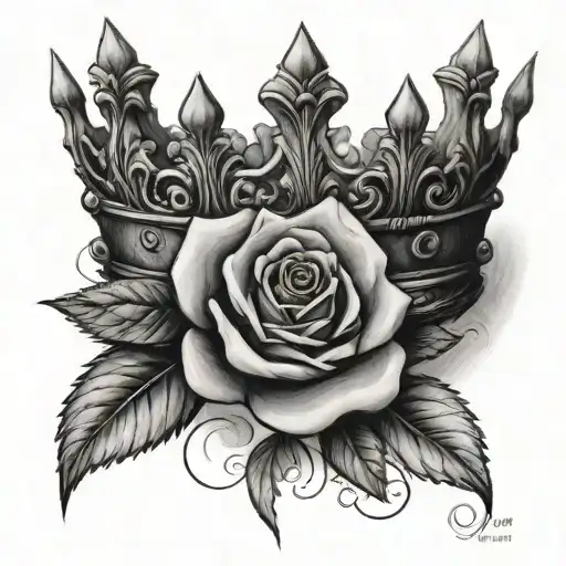 Crown And Rose