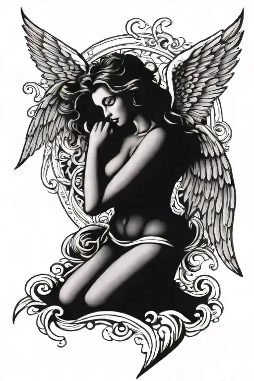 Long Text With An Angel