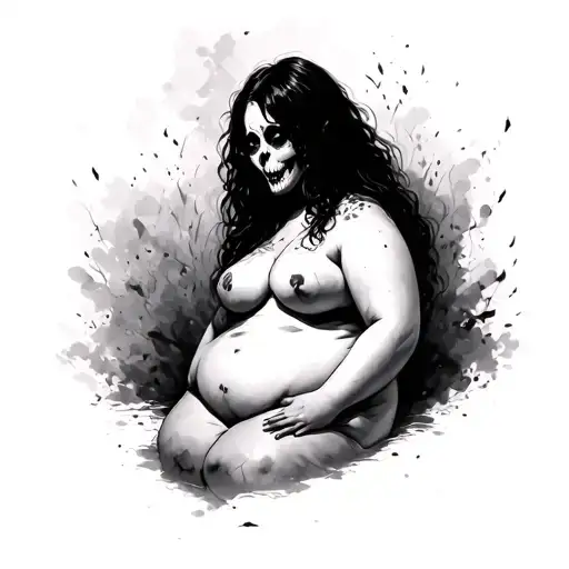 Chubby Nude Scary Frontal Girl