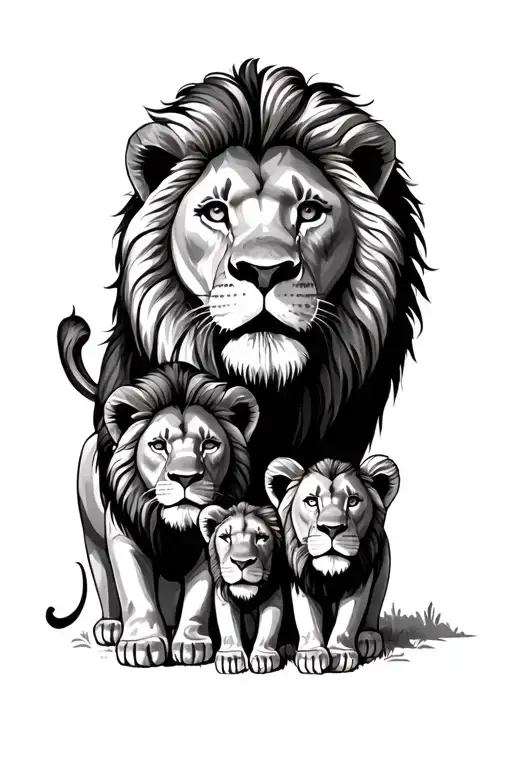 Lion Family
