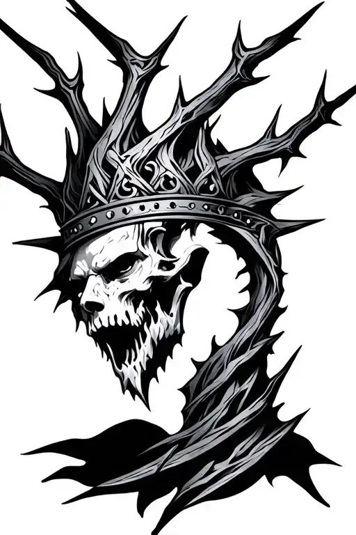 Cybersigilism Design Incorporating Christian Thorn Crown