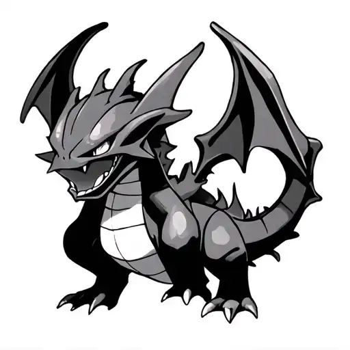 Pokemon Ectoplasma Disguised As A Dracaufeu