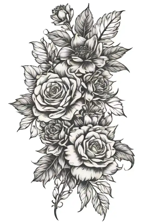 Birth Flower Bouquet