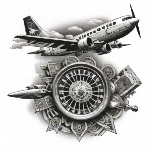 Casino And Rc Planes Flying Overhead