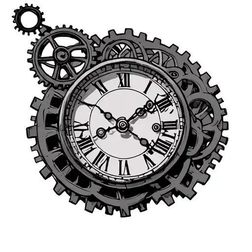 Clock With Gears
