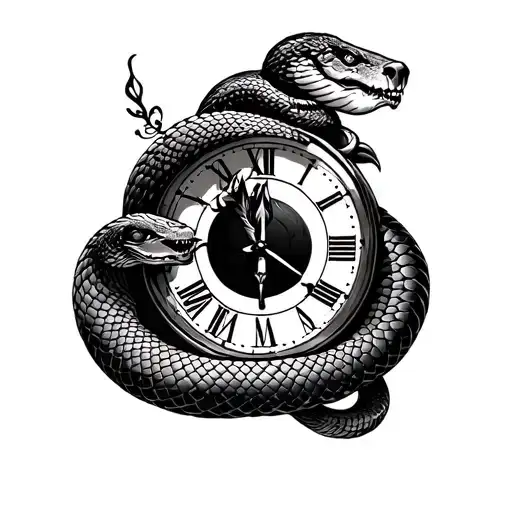 Punjab With Snake And Clock Surrounded