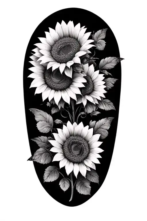 Sunflowers And Roses Butterfly