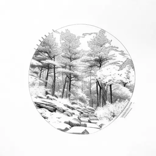 Shenandoah Mountain Scene