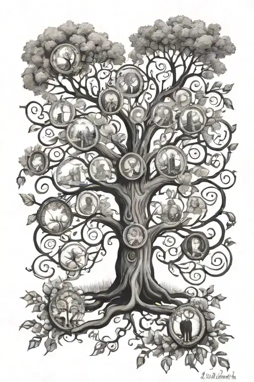Family Tree Surrounded