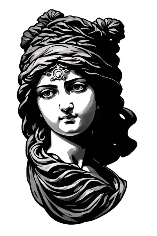 Greek Woman Scupture