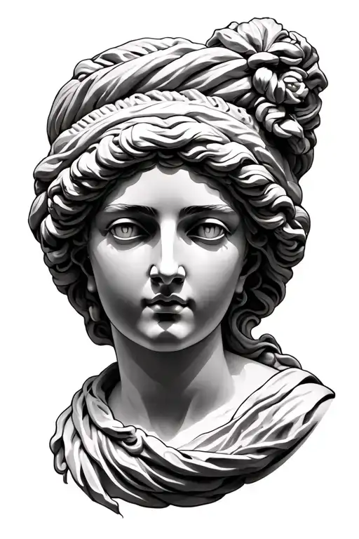 Greek Woman Sculpture
