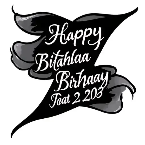 Signature With Birthday Date In Romanian Style