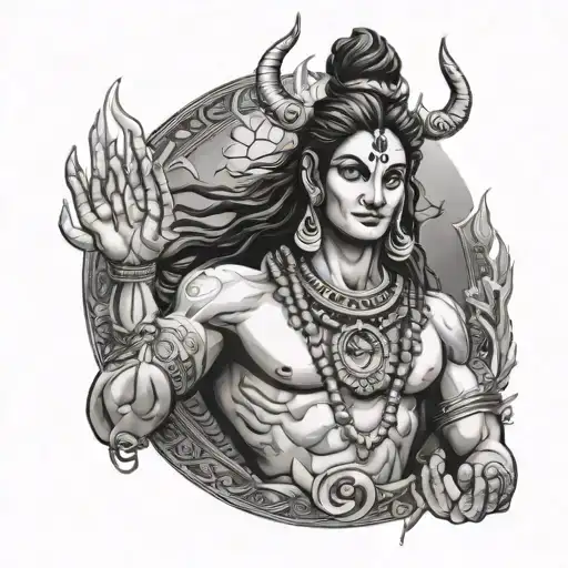 Lord Shiva Showing Way When Life Is Dark Side