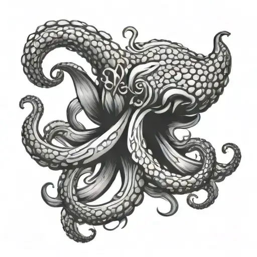Mermaid Octopus Anchor