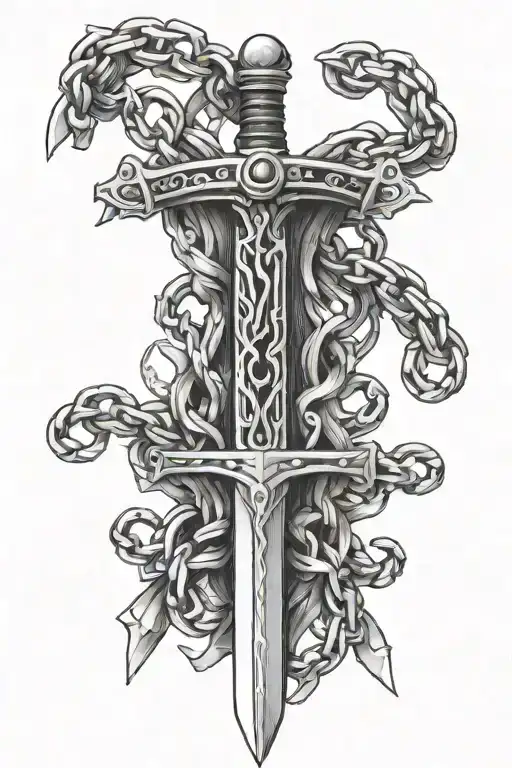 Sword With Chains