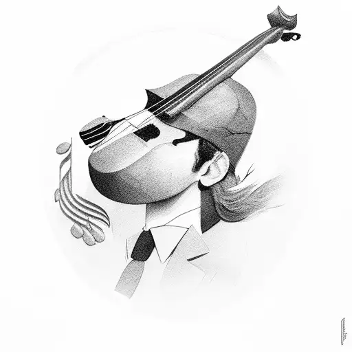 A Portrait Of Visharsh Playing A Musical Instrument