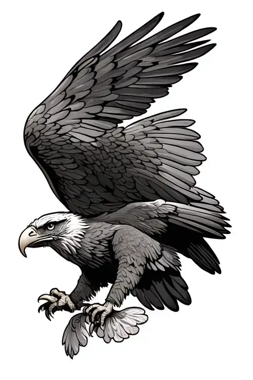 German Heritage Tattoo Inspired Tattoo Featuring Eagle