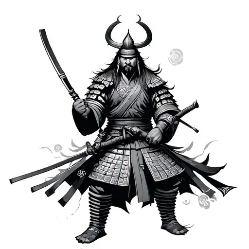 Japanese Samurai Warrior