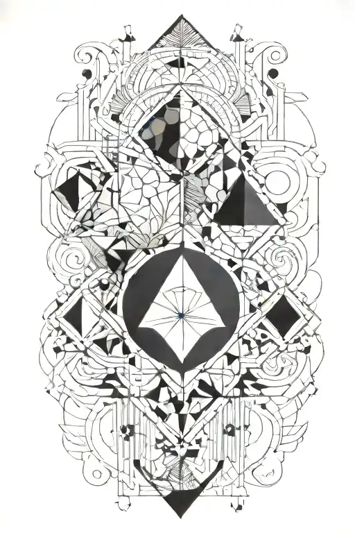 Black And White Geo Patern