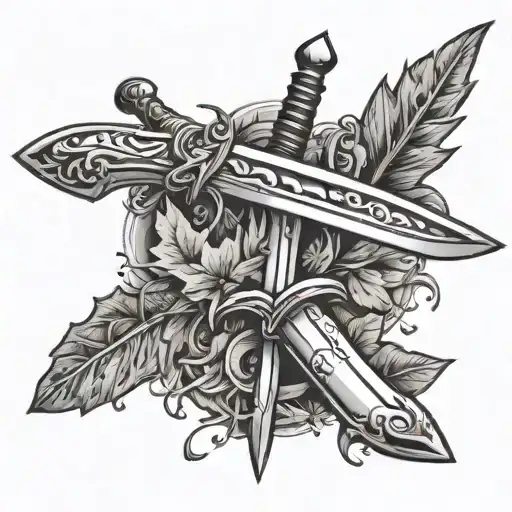 Sword And Leaf