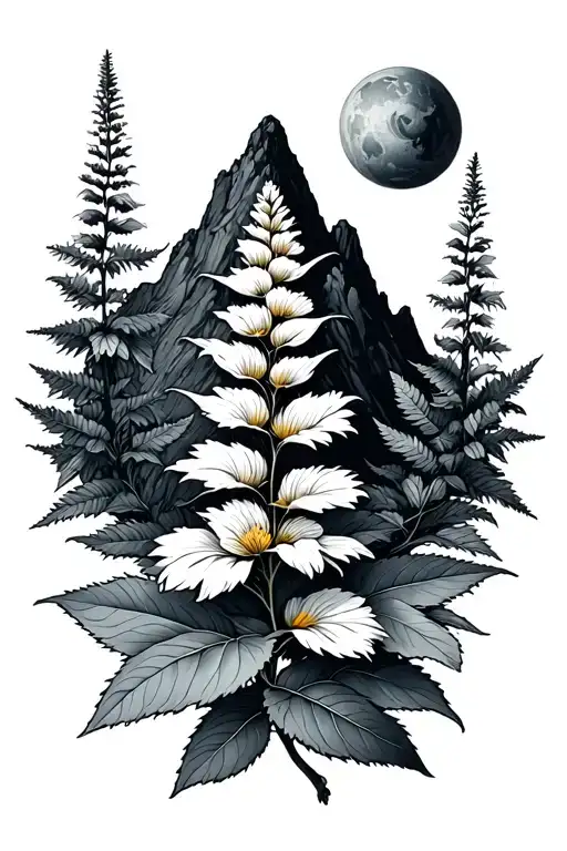 Hyssop And Mustard Mountain Peak